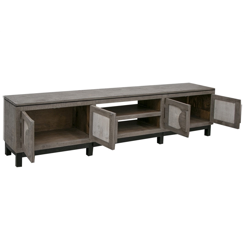 Pemberly Row 4 doors and Shelves TV Stand - 92.50