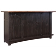 Pemberly Row Contemporary Bar Counter - Distressed Black - 76