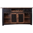 Pemberly Row Contemporary Bar Counter - Distressed Black - 76