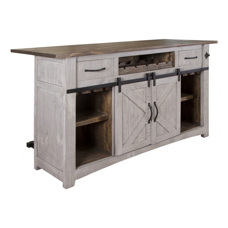 Pemberly Row Contemporary Distressed Gray 76
