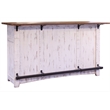 Pemberly Row Contemporary Bar Counter - Distressed White - 76