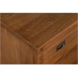 Pemberly Row Mission Solid Oak Wood 2-Drawers Lateral File Cabinet in Walnut