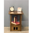 Pemberly Row Modern Arts and Crafts / Mission Taboret End Table