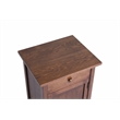 Pemberly Row Mission 1-Door 1-Drawer Nightstand - Walnut Stain