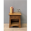 Pemberly Row Contemporary Mission 1-Drawer End Table - Walnut