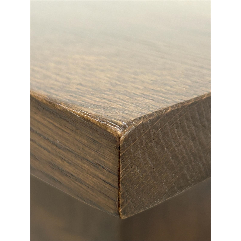 Pemberly Row Mission Solid Quarter Sawn Oak 1 Drawer End Table