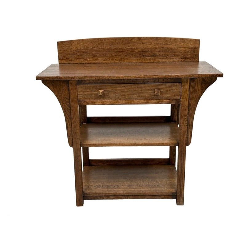 Pemberly Row 2-Drawer & Open Shelves Sideboard/Console Table - Michael's Cherry