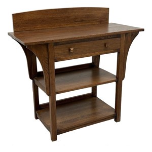 Pemberly Row 2-Drawer & Open Shelves Sideboard/Console Table - Michael's Cherry