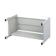 Pemberly Row Medium Facil 5 Drawer Metal Flat Files Cabinet in Light Gray