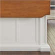 Pemberly Row Traditional Wood Kitchen Island in Off White Finish