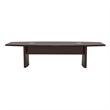 Pemberly Row Contemporary Engineered Wood 10' Conference Table in Mocha