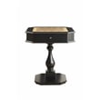 Pemberly Row Modern / Contemporary Wood Game Table in Black Finish