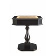 Pemberly Row Modern / Contemporary Wood Game Table in Black Finish