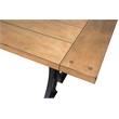Pemberly Row Contemporary Home Office Writing Desk Wood Brown