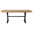 Pemberly Row Contemporary Home Office Writing Desk Wood Brown