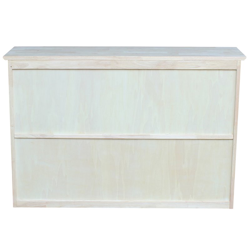 Pemberly Row Modern / Contemporary Wood Unfinished Desk Hutch