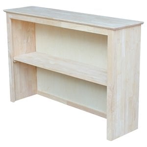Pemberly Row Modern / Contemporary Wood Unfinished Desk Hutch