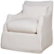 Pemberly Row Transitional Fabric Accent Chair in Paxton Sand