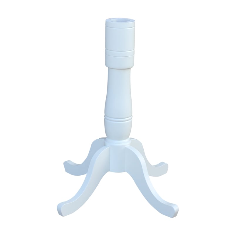 Pemberly Row Contemporary Round Counter Height Pedestal Dining Table
