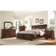 Pemberly Row King Storage Platform Bed Made with Wood in Dark Walnut