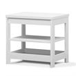 Pemberly Row Modern / Contemporary Wood Nightstand in White Finish