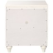 Pemberly Row Contemporary 1-Drawer Nightstand in Creamy White