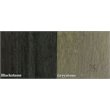 Pemberly Row Contemporary 7-Pc Panel Wood Dining Set in Gray/Black Stone