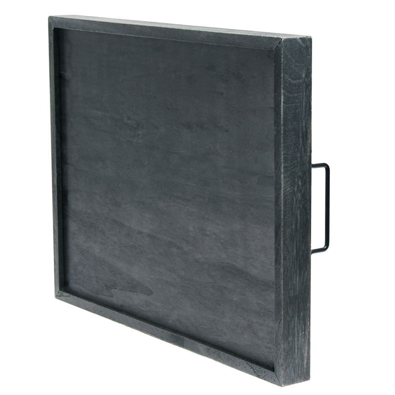 Pemberly Row Wood Serving Tray with Handles 15.50in x 12in-Sweet Dreams