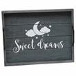 Pemberly Row Wood Serving Tray with Handles 15.50in x 12in-Sweet Dreams