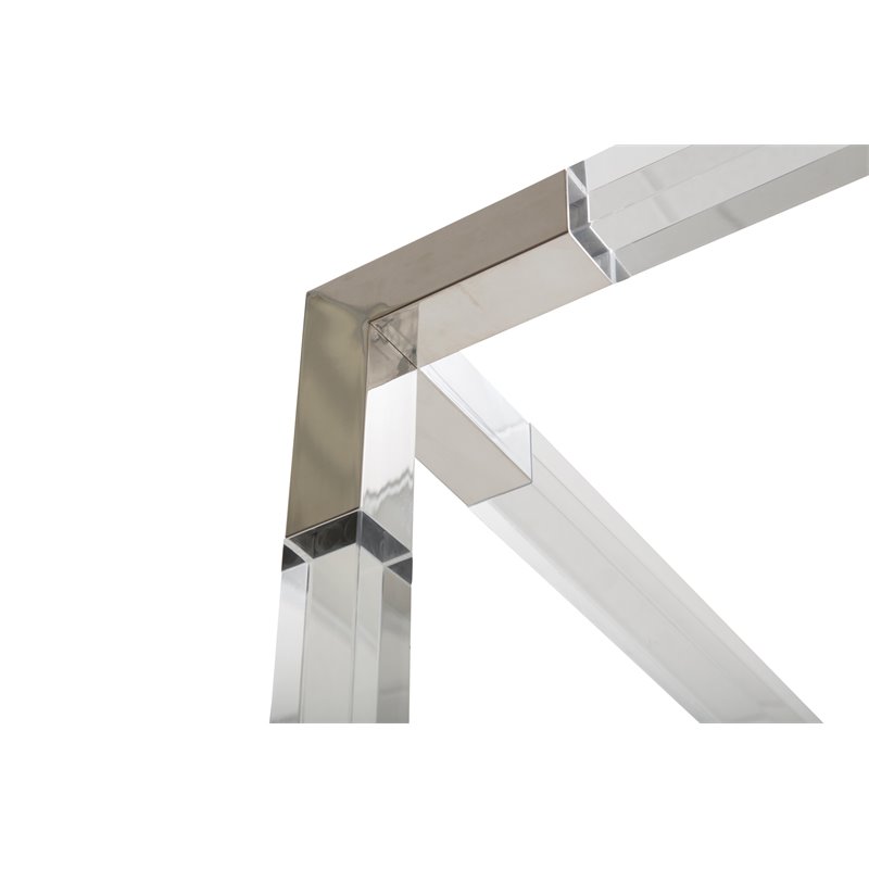Pemberly Row Contemporary Engineered Wood Cal. King Canopy Bed in Off White