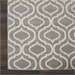 Pemberly Row 7' x 10' Gray Contemporary Indoor Rug Polypropylene