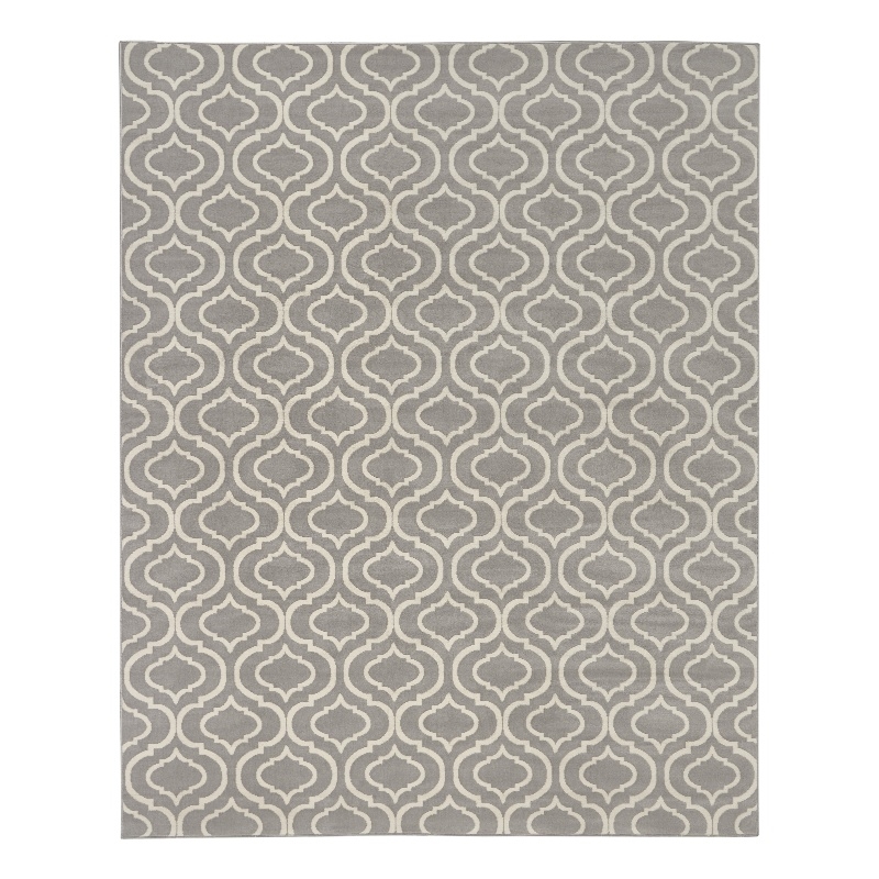Pemberly Row 7' x 10' Gray Contemporary Indoor Rug Polypropylene