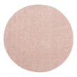 Pemberly Row 4' x Round Pink Fabric Outdoor Area Rug (4' Round)