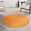 Pemberly Row 4' x Round Sunburst Fabric Outdoor Area Rug (4' Round)