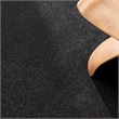 Pemberly Row 4' x Round Black Fabric Outdoor Area Rug (4' Round)