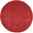 Pemberly Row 4' x Round Brick Red Fabric Outdoor Area Rug (4' Round)