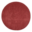 Pemberly Row 4' x Round Brick Red Fabric Outdoor Area Rug (4' Round)