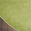 Pemberly Row 4' x Round Green Fabric Outdoor Area Rug (4' Round)