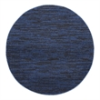 Pemberly Row 4' x Round Midnight Blue Fabric Outdoor Area Rug (4' Round)