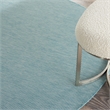 Pemberly Row 6' x Round Aqua Fabric Modern Area Rug (6' Round)