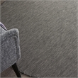 Pemberly Row 6' x Round Charcoal Fabric Modern Area Rug (6' Round)