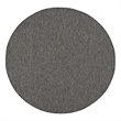 Pemberly Row 6' x Round Charcoal Fabric Modern Area Rug (6' Round)