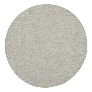 Pemberly Row 6' x Round Light Gray Fabric Modern Area Rug (6' Round)