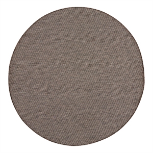 Pemberly Row 6' x Round Natural Fabric Modern Area Rug (6' Round)
