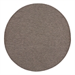 Pemberly Row 6' x Round Natural Fabric Modern Area Rug (6' Round)
