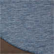 Pemberly Row 6' x Round Navy Blue Fabric Modern Area Rug (6' Round)