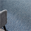 Pemberly Row 6' x Round Navy Blue Fabric Modern Area Rug (6' Round)