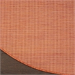 Pemberly Row 6' x Round Terracotta Fabric Modern Area Rug (6' Round)
