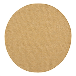 Pemberly Row 6' x Round Yellow Fabric Modern Area Rug (6' Round)
