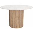 Pemberly Row Modern / Contemporary Marble Natural Dining Table